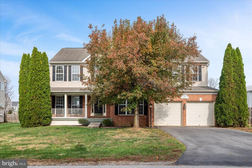 Experience exceptional space and comfort in this 6-bedroom colonial home, offering three finished levels designed for refined living and effortless entertaining. This home is the largest model with such an  expansive floorplan within the Demory Farms community. The main level welcomes you with formal living and dining rooms, along with a gourmet kitchen featuring ceramic tile flooring and Corian countertops. A sun-filled morning room and expansive family room with stone fireplace create an inviting atmosphere for everyday living and gatherings. A private main-level office and convenient powder room complete this level. Upstairs, you'll find five generously sized bedrooms, including a serene primary suite boasting a spa-inspired bath with jetted soaking tub, separate shower, dual vanities, and a spacious walk-in closet. The upper level also features a tiled hall bath and a dedicated laundry room for added convenience. The finished walk up lower level enhances the home’s versatility, offering a sprawling recreation space, media room or ideal home gym, full bath, and optional sixth bedroom — perfect for guests or extended living arrangements. Outdoor living shines in the private, fenced backyard, complete with a level lawn, above-ground pool tucked to the right of the home for privacy plus a charming gazebo — a peaceful retreat for relaxation and outdoor enjoyment. Call for an appointment today!