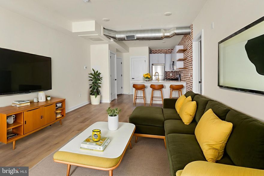 Available Now | Leasing Special: $1,650/month for a 12 month lease; or $1,595/month for an 18 month lease! Only 1st month's rent and security deposit due upfront prior to move-in and a $500 visa gift card for approved applicants who apply within 24 hours of their tour!

Welcome to Fishtown Flatiron, a professionally managed building with modern amenities! This wonderful building features a lobby with secure entry and a package room, plus two separate stairwells for added convenience. Unit #3C is a 1 bedroom, 1 bathroom third floor apartment with a private balcony and a jack & jill bathroom for additional convenience. Your kitchen boasts exposed brick and a full lineup of stainless steel appliances. Each apartment is conveniently equipped with central air conditioning and in-unit washer & dryer for added convenience. Call today!

Lease Terms:

Generally, 1st month, 12th month, and 1 month security deposit are due. Other terms may be required by Landlord. $50 application fee per applicant. Pets are conditional on owner's approval and may require an additional fee, if accepted. (Generally, $500/dog and $250/cat). Tenants responsible for: electricity, cable/internet, a $20/month flat gas fee, and a flat monthly water fee ($40 for 1BD). Landlord Requirements: Applicants to make 3x the monthly rent in verifiable net income, credit history to be considered (i.e. no active collections), no evictions within the past 4 years, and must have a verifiable rental history with on-time rental payments. Exceptions to this criteria may exist under the law and will be considered. Cosigners accepted. Please note: photos & video tour may be from a similar unit within the building; exact layouts & finishes may vary.