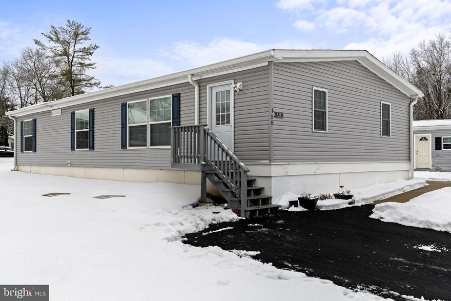 Welcome to this beautifully cared-for manufactured home located in the desirable Colonial Heritage community. Offering 3 bedrooms and 2 full bathrooms, this home delivers the perfect blend of comfort, functionality, and low-maintenance living.
Step inside to an inviting open-concept layout that seamlessly connects the living room, dining area, and kitchen, ideal for both everyday living and entertaining. The spacious kitchen features stainless steel appliances, a large center island, and abundant cabinet and counter space, making meal preparation both convenient and enjoyable.
The home offers three generously sized bedrooms, all with wall-to-wall carpeting, ample closet space, and ceiling fans for added comfort. The hall bathroom includes a full tub/shower combo, while the primary suite features a private en-suite bath with a stand-up shower and a walk-in closet, creating a relaxing retreat.
Additional highlights include an enclosed back porch, perfect for enjoying your morning coffee or relaxing in the evenings, a storage shed for added convenience, and driveway parking.
Located within an award-winning school district and just minutes from major highways, this property offers easy access to shopping, dining, and everyday amenities while maintaining a peaceful community setting.
This home truly combines comfort, practicality, and accessibility, an excellent opportunity for anyone seeking easy living in a welcoming neighborhood.
Don't miss your chance to make this house your home. Schedule your showing today!
***Buyers will need to apply with Colonial Heritage.***