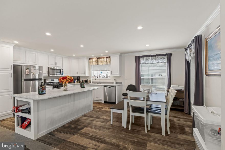 Welcome to this beautifully cared-for manufactured home located in the desirable Colonial Heritage community. Offering 3 bedrooms and 2 full bathrooms, this home delivers the perfect blend of comfort, functionality, and low-maintenance living.
Step inside to an inviting open-concept layout that seamlessly connects the living room, dining area, and kitchen, ideal for both everyday living and entertaining. The spacious kitchen features stainless steel appliances, a large center island, and abundant cabinet and counter space, making meal preparation both convenient and enjoyable.
The home offers three generously sized bedrooms, all with wall-to-wall carpeting, ample closet space, and ceiling fans for added comfort. The hall bathroom includes a full tub/shower combo, while the primary suite features a private en-suite bath with a stand-up shower and a walk-in closet, creating a relaxing retreat.
Additional highlights include an enclosed front porch, perfect for enjoying your morning coffee or relaxing in the evenings, a storage shed for added convenience, and driveway parking.
Located within an award-winning school district and just minutes from major highways, this property offers easy access to shopping, dining, and everyday amenities while maintaining a peaceful community setting.
This home truly combines comfort, practicality, and accessibility, an excellent opportunity for anyone seeking easy living in a welcoming neighborhood.
***New Roof 3/23/26 with a 5 year transferable warranty!***
Don't miss your chance to make this house your home. Schedule your showing today!
***Buyers will need to apply with Colonial Heritage.***