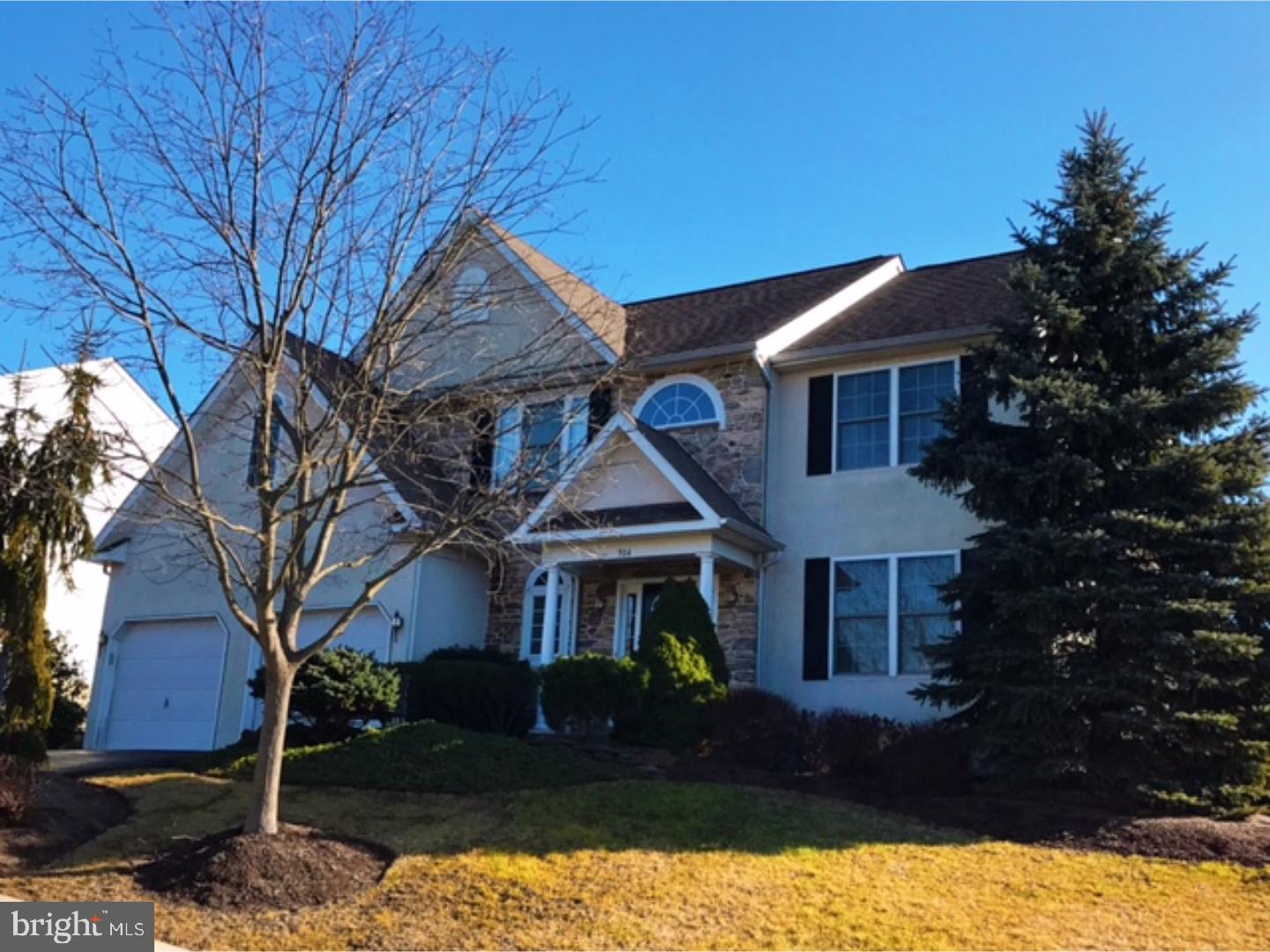 A must see, this former model home of the Hillendale community has been updated and is move in ready!  A bright open floor plan totaling over 4,000 square feet with the finished basement.   Brand new hardwoods in the foyer, formal living room, dining room and kitchen. Kitchen features new cabinets, stainless steel appliances, butcher block island and new Quartz counters.  Open flow straight into your large breakfast room and two story family room.  Flooded with light, the family room features a floor to ceiling stone fireplace, extra bump out with wall of windows and a back staircase. Sliding doors off the breakfast area open to a brand new covered deck which looks out over the private backyard.  Upstairs the large master bedroom features recessed lights, two walk in closets, relaxing master bath with separate vanities and soaking tub. Three additional bedrooms and an updated hall bath complete this floor.  Convenient location and award winning PV schools.