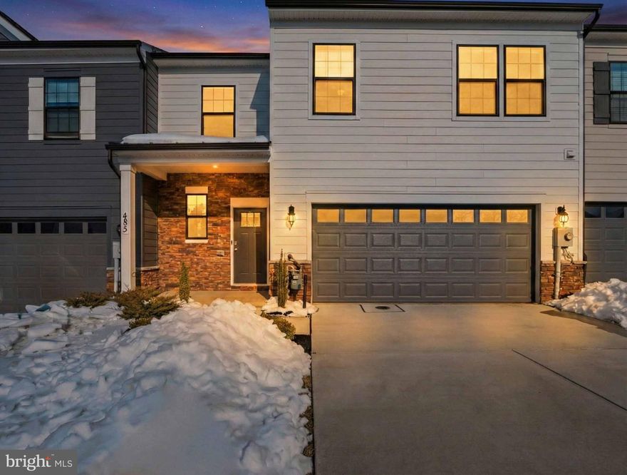 RARE MAIN-LEVEL PRIMARY SUITE IN RENN QUARTER! Why wait to build when this designer-inspired DR Horton Villa is ready for immediate move-in? This sought-after floor plan is no longer being built, making this a unique opportunity to own one of the most functional layouts in the community.

The open-concept main level is anchored by a gourmet kitchen featuring upgraded quartz countertops, a custom herringbone tile backsplash, and an oversized entertaining island. The sun-drenched living area flows seamlessly to your private, fully fenced backyard with a custom patio—perfect for outdoor dining and low-maintenance living. The spacious main-level primary suite offers ultimate convenience with a luxury ensuite bath and walk-in closet.

Upstairs, discover a versatile second living zone featuring a large family room/loft, a second bedroom with its own ensuite full bath, and a flexible third bedroom perfect for a home office or nursery. Totaling 3 bedrooms and 3.5 baths, this home provides ample space and privacy for all.

LIFESTYLE & LOCATION: Live the Renn Quarter lifestyle! Enjoy neighborhood amenities including a pool, clubhouse, and trails, all while being less than 2 miles from Historic Downtown Frederick. Experience award-winning dining on Market Street, scenic walks at Carroll Creek Park, and local boutiques just minutes away. Incredible commuter access to I-70, I-270, and the MARC train. Two-car garage and nearly new construction (2023) make this the perfect turn-key home!