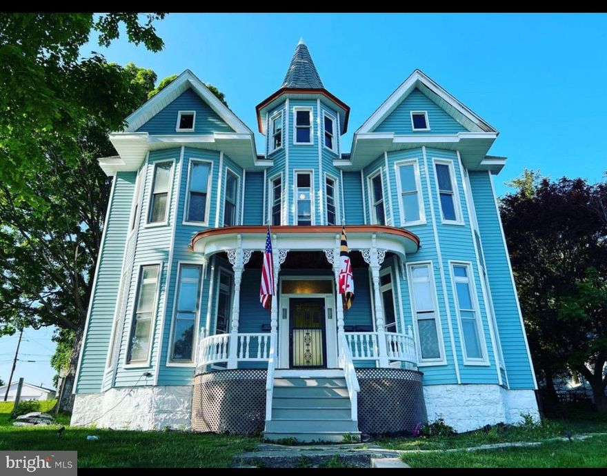 Own this gorgeous piece of history located in Frostburg near the Great Allegheny Passage, Frostburg Train Depot & all that the cute town of Frostburg has to offer right along Main Street including front row seats for Derby Days, Storybook Holiday, local parades & more! This is a huge investment opportunity! The property has been meticulously maintained and renovated over the last couple of years and is stunning from the hardwood floors, high ceilings, replacement windows, updated kitchens and baths and more! Unit A features 4-5 bedrooms, living room, kitchen with custom eat-in nook & 2 full baths and gorgeous rugs that convey ($2,000 through 4/30/25). Unit B features 2 bedrooms, den/office, living room, kitchen & a full bath ($1375 with the garage through 6/30/25). Unit C has a living room, kitchen, bedroom & full bath ($900 starting 10/1/24 for 1 year). There is a coin operated shared laundry room that for additional income. There is off street parking in the back.