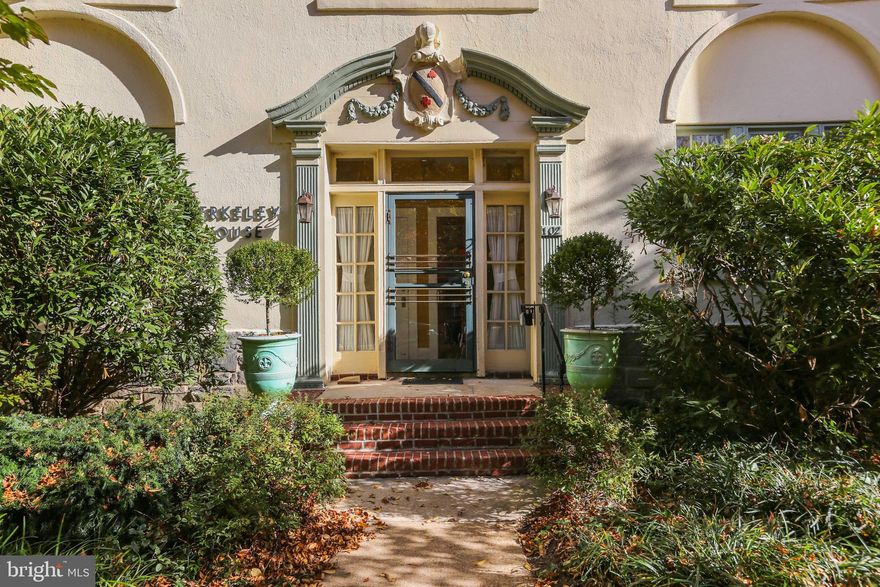 Lovely building with a nod to the symetrical and decorative style of Beaux-Arts architecture.  
This light and airy condo with arched entryways and french doors harks back to the days of gracious entertaining. Spacious gathering rooms are adorned with gleaming hardwood floors, large windows and mouldings. The living room's focal point is a traditional fireplace and mantel with the convenience of gas. The dining room can be as grand or as casual as you prefer but hosting a large party or a sit  down dinner will be a breeze. The den/solarium provides a peaceful environment where the sun shines in by day and by night is a comfortable place to relax and watch movies.  All of the windows are original, beautifully maintained and operable. Many modern conveniences include  updated kitchen and baths, in-unit washer and dryer, elevator and one car garage with automatic garage door opener. The parking lot provides more than ample parking for residents and their guests. Building is approved for FHA financing. 2023 condo fee will be $954.00
Convenient location close to the Rotunda, Hampden, BMA, Hopkins Homewood campus and less than 5 miles to downtown.