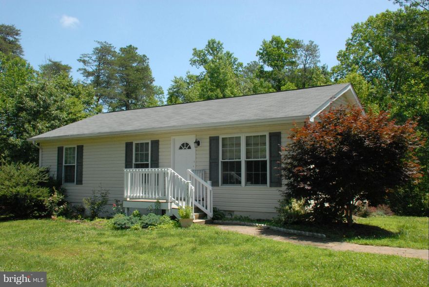 HUD Shortsale, list price is approved price.  HUD will only pay closing costs if buyer does FHA financing.  Excellent condition & shows like new!  Replacements include roof, siding, windows, HVAC, Remodeled kitchen & baths.  Fresh paint, hardwood floors.  Nice level 2 acre lot that backs to the woods.  Large parking area.  Shed.  Back deck.