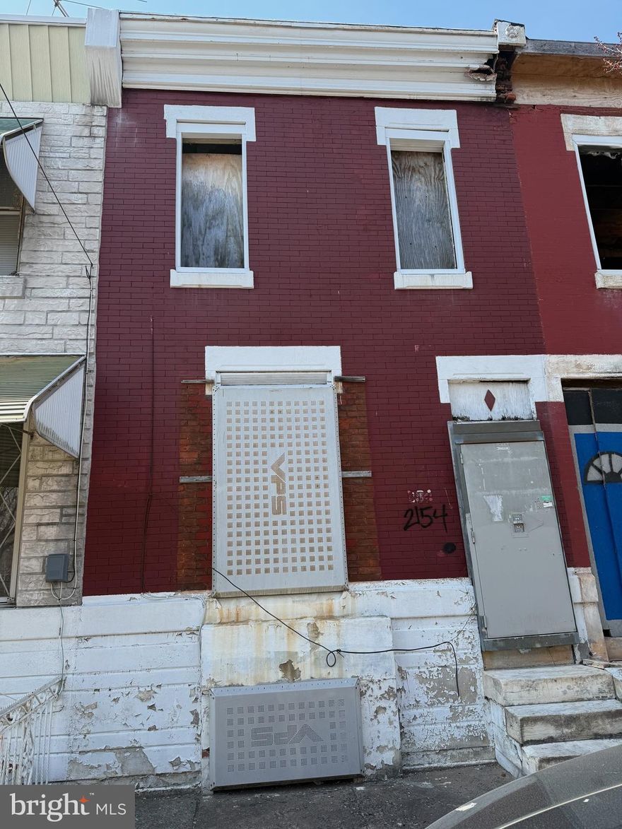 Located in the Strawberry Mansion section of Philadelphia, this large rowhome offers solid potential for the right investor. The property features three spacious bedrooms and is in need of a full rehab, making it an ideal opportunity for value-add buyers. Being sold in as-is, where-is condition. Buyer is responsible for obtaining the City Certificate and completing any required repairs. All offers will be presented. A $2,500 deposit and proof of funds are required with all offers.