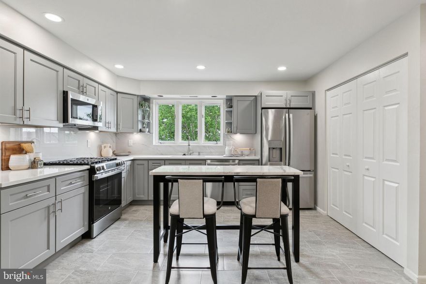 Welcome to 1 Christian Street #49, a beautifully renovated, light filled home, nestled in the highly desirable Old Swede’s Court community, within the sought-after Meredith Catchment in Queen Village.This 3-bedroom, 2.5-bath residence offers a perfect blend of modern comfort and refined city living in one of Philadelphia’s most walkable and vibrant neighborhoods. Inside, you'll find a completely remodeled open kitchen and adjacent dining area, designed for both everyday living and entertaining. A bright, open living room features soaring double-height ceilings and oversized windows that flood the space with natural light. The generously sized bedrooms offer ample closet space, and the rear of the home enjoys tranquil river views. A versatile ground floor room with custom built-ins and a large walk-in closet provides endless possibilities—whether you need a home office, playroom, media room, or an additional guest suite. Step outside to a private, patio oasis, framed by a designer garden—perfect for morning coffee or evening gatherings—and enjoy the convenience of 1-car dedicated parking. Ideally located with easy access to Columbus Boulevard and I-95, and just steps from neighborhood favorites, shops, dining, and the riverfront, this is a rare opportunity to own a truly special home in a premier location. Taxes and square footage is the responsibility of the buyer to have verified independently.