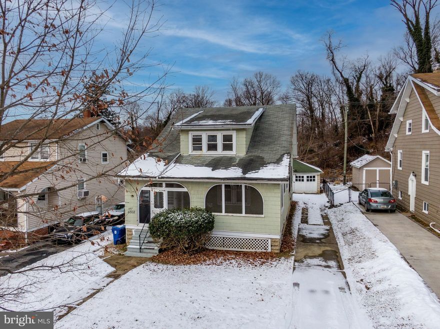 INVESTOR SPECIAL! See this spacious two-unit home located in the Windsor Hills Community of Baltimore City, with the potential to be returned to a single-family home. The First-floor unit is configured as a three-bedroom, one full bathroom with a living room, dining room, kitchen, and access to the finished basement. The second-floor unit has two bedrooms with a kitchen and a full bathroom. The property has off-street parking and a two-car garage in the rear.