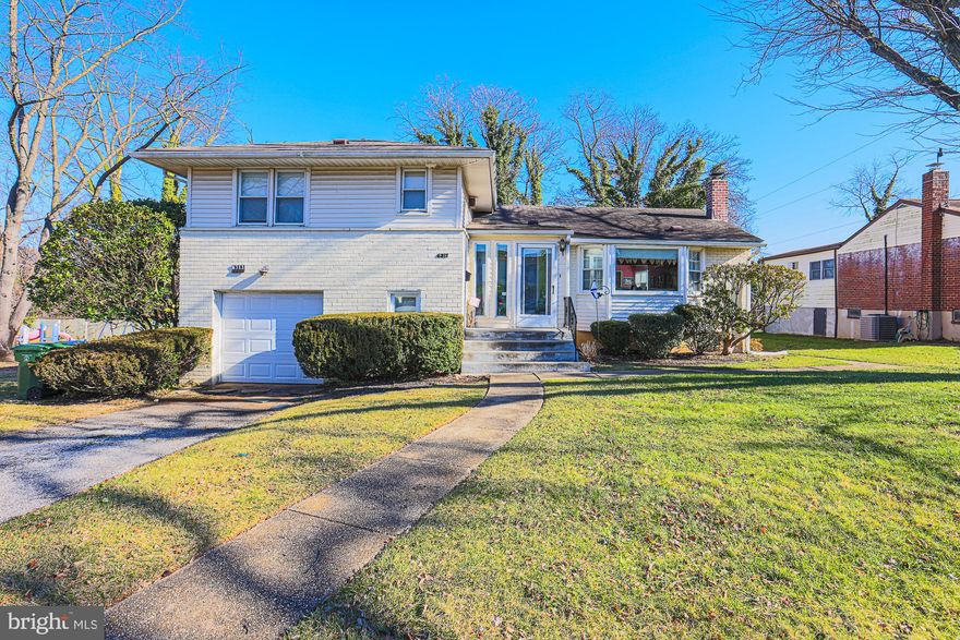 Don't miss this wonderful opportunity to own a well-maintained 4-level split home set on a huge, private lot in a prime location!  Recent addition with large kosher kitchen boasts elegant, painted cabinets, granite countertops, and s/s appliances and opens to an expansive deck.  The enlarged dining room opens to the living room and is perfect for entertaining.  This home has everything you need with 4 bedrooms, 3 full baths, and a spacious family room that leads to the yard.   Many extra features such as built-ins through-out, new windows, and an entry vestibule add to the home's special charm.  Come see for yourself!