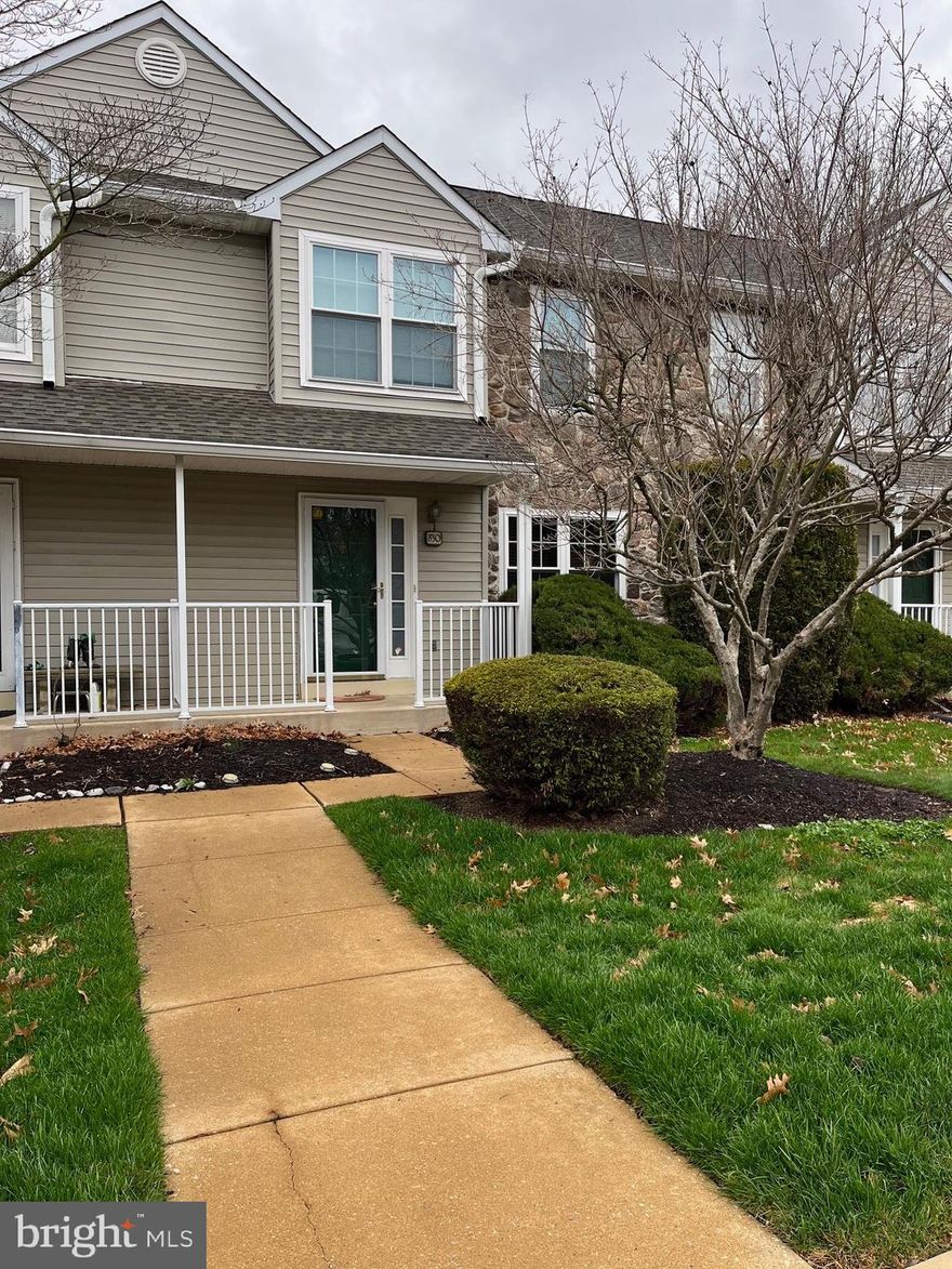 Welcome to 830 Amber Lane, a 3 Bedroom, 2.5 Bathroom in Desirable Plum Tree Village Townhouse in East Bradford Township, West Chester. Great Location, just outside Borough of West Chester and Adjacent to 10 Acres of Open Space. Enter through the Front Door into the Nice Sized Family Room and back to the Bright Eat-In Kitchen with Sliders to the Deck and Rear Yard, also a Powder Room completes the First Floor. Second Floor includes Spacious Masted Bedroom with Master Bathroom and Two other Bedrooms with a Hall Bathroom. The Basement is half Finished with a Large Storage Area with Shelving to Store all your Off Season Possessions. Updates Include: New Appliances including the Refrigerator, Oven, Dishwasher and All New Windows including the Rear Slider to the Rear Deck with Built-In Blinds. Additionally, Recently Updated High Efficiency Gas Heating System, Central Air Conditioning, Hot water Heater, Carpet, Flooring and New Toilets. Two parking spots Directly in Front of the Townhouse and an Inviting Covered Front Porch and Rear Deck overlooking the Expansive Open Space. Conveniently Located close to Downtown West Chester with Restaurants, Shopping and Entertainment, Parks, Exton and Wawa Train Stations, Exton Shopping, King of Prussia Mall, Wayne, Routes 202, 30 & 3 and other Major Routes Including The Pennsylvania Turnpike. Don't Miss this Plum Tree Townhouse, Make your Appointment Today!