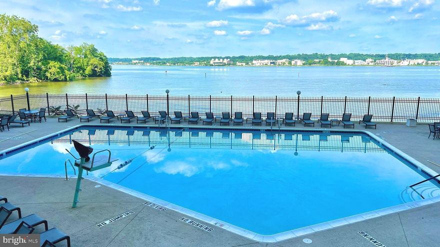 Fantastic  2 bedroom/2 bathroom, spacious condo with SWEEPING city and Potomac River VIEWS, with ALL UTILITIES INCLUDED IN THE RENT (except cable/internet/phone).  MAKE SURE TO VIEW THE VIRTUAL TOUR. The largest floor plan in Marina Towers, this former three bedroom unit was converted to a two bedroom unit, opening the kitchen into a gorgeous, custom, chef's kitchen with tons of storage and counter space, counter seating for at least four people, and a separate wine/beverage refrigerator.   This stunning, bright unit gets tons of natural light from the large windows and two sliding doors that lead out to a private balcony.  It boasts an open living/dining area, a nook that is perfect for working from home, two large bedrooms with custom closets (TWO WALK-IN CLOSETS), and two full bathrooms.  For the ultimate convenience, this unit also has an IN-UNIT COMBO WASHER/DRYER (and an additional shared laundry room on the same floor).  From the balcony you have sweeping views over Alexandria, as well as a view of Reagan National Airport, the Potomac River, and the Washington Monument.  Located in North Old Town, Marina Towers is only one stoplight from Washington DC, and is conveniently located near all the restaurants, shops, and amenities that Old Town has to offer.  An outdoor or fitness enthusiasts dream, Marina Towers has convenient access to the Mount Vernon Trail.  Pets are allowed on a case-by-case basis, there is a building limit of two pets per unit, and the weight restriction for dogs is 25 pounds at maturity.  Marina Tower has premium amenities that all its residents can enjoy to include an outdoor pool with views of the Potomac River, a Tiki Bar with grills, an off-leash dog park that is equipped with grills and lighting, a fitness center, an on-site convenience store, a party room, and copy/print services.  Don't miss your opportunity to enjoy a fantastic, luxury lifestyle in this gorgeous unit at Marina Towers.