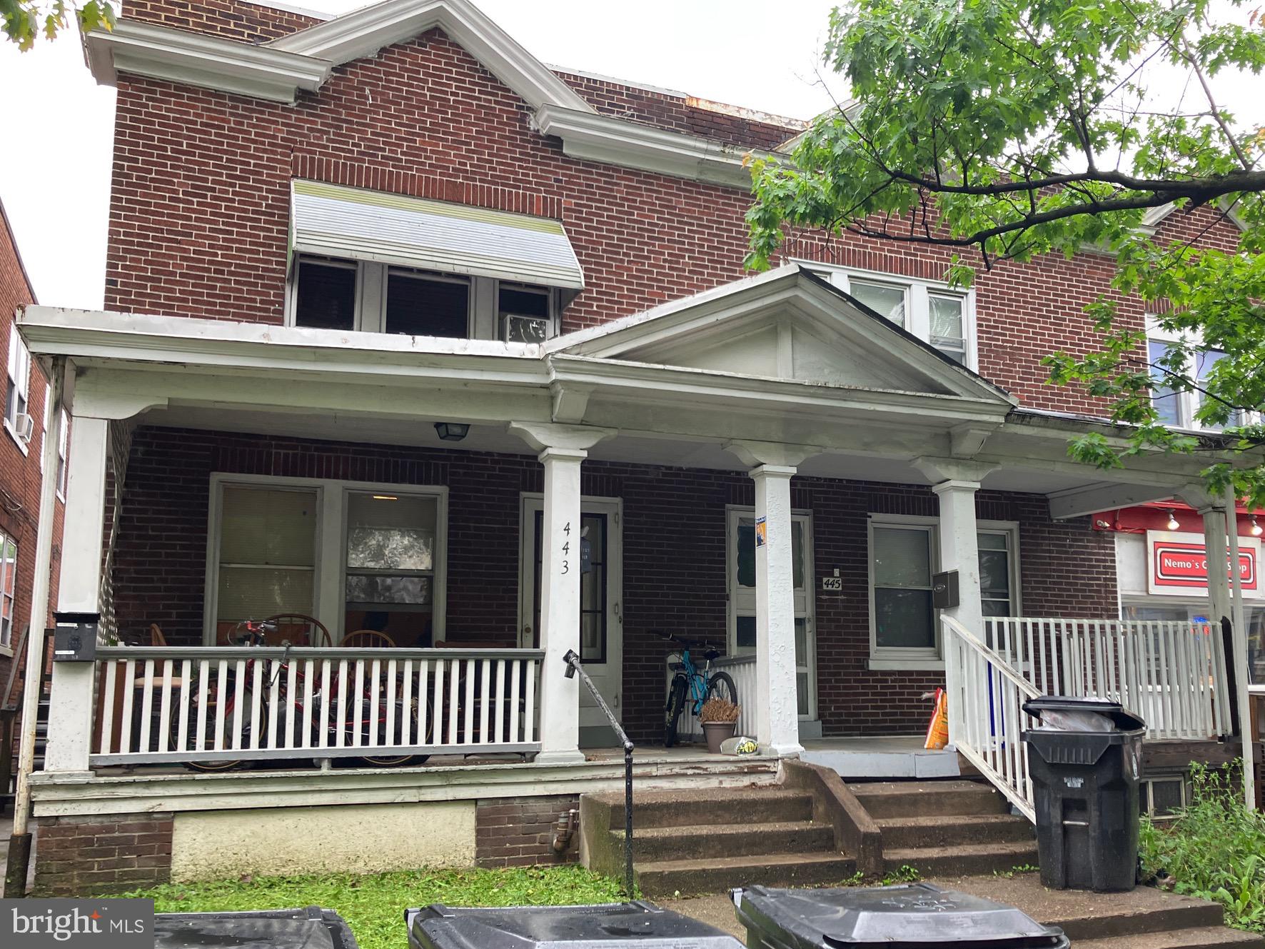 Fully rented 2 unit property ready for a new landlord or live-in owner! Both units feature 1 large bedroom and one full bath with an eat-in kitchen and separate living room. The first floor unit has access to the basement and backyard and features a large front porch. The second floor unit has a rear balcony. Improvements include a new roof (2018), separated electric meters, new kitchens in both units and paint throughout (2016), 2 separated and replaced water heaters (2020). Current tenants paying $900/month and $800/month + all utilities on month to month leases. Great opportunity!