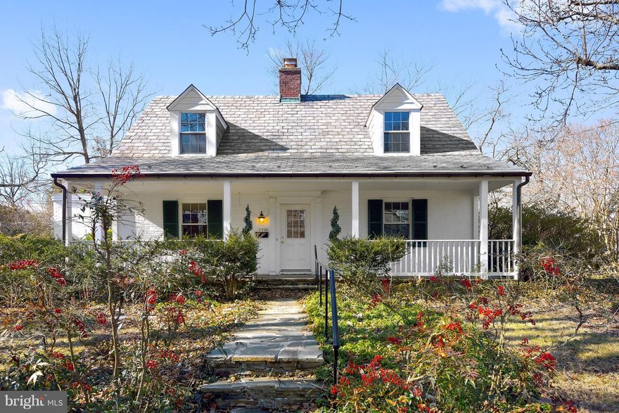 Charming Cape Cod on a quiet St in North Roland Pk w/a major 2004 addition (Kitch, Fam Rm & Laundry/Mud Rm) designed by Hord Coplan Macht-Tax record does not reflect true sq fttg-3 spacious BRMS & 3 full baths-Gleaming wd flrs-Relax on the cov front porch or rear patio-walk to schools, Library, & shopping-EZ commute to dtown-Driveway w/an attached 2 car garage-Zoned heat & CAC-Mature landscaping.