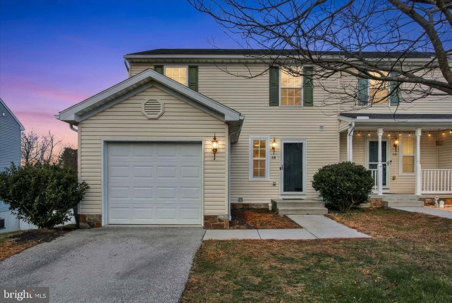 Looking for a Hanover address without Hanover taxes? You found it. This 12-years-young semi-detached home offers over 2,000 finished square feet, an open and airy main level, and a flexible layout perfect for modern living.

Step inside to a bright, open floor plan featuring a spacious living/dining combo that flows seamlessly into the kitchen. The kitchen includes stainless steel appliances, a center island, ample cabinetry, and direct access to your private deck—ideal for grilling, morning coffee, or unwinding with a wooded backdrop.

Upstairs you’ll find three generously sized bedrooms, including a primary suite with multiple closets and great natural light. With a bathroom on every floor, convenience is built right in.

The partially finished walkout basement offers bonus living space and easy access to the fully fenced backyard—complete with garden beds, a gate to the woods, and room to play, pets included.

An oversized garage, off-street parking, and low-maintenance exterior add even more value. Located in Conewago Valley School District with quick access to all of Hanover’s shops, restaurants, and conveniences, this home checks every box.

5k Seller Credit Offered with acceptable offer. Showings start 12/13/25.