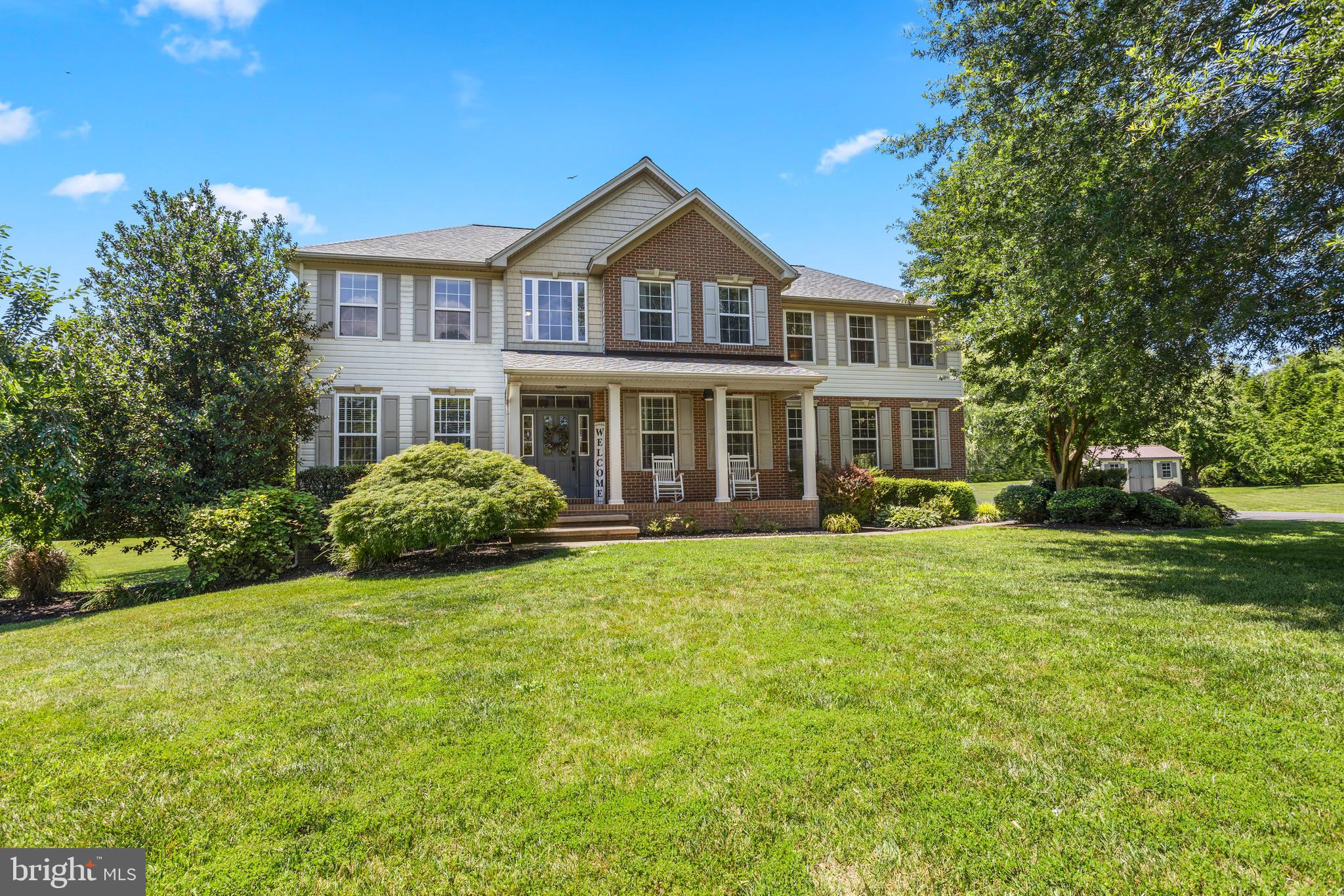 Welcome to your private retreat! This spacious 5-bedroom, 3.5-bath home sits at the end of a quiet private road on 2.29 beautifully manicured acres. With over 3,700 sq ft of finished living space across three levels, this home offers room to grow, entertain, and relax.
The fully finished lower level includes a complete **in-law suite** with an updated kitchen, new flooring, bar seating, dining space, stone fireplace, full bath, and bedroom with dual closets.
On the main level, enjoy a large, light-filled playroom, a cozy living room, and a spacious kitchen featuring granite countertops, a butcher block island, and French doors leading to a back patio with the option for shading with an awing—perfect for outdoor dining.
Upstairs you’ll find four additional bedrooms, a full bath, laundry room, and a large office space. The oversized primary suite includes a walk-in closet and a luxurious bathroom with a soaking tub, tile shower, and **heated floors** for extra comfort.
**Recent updates include:**
* **New roof (2025)**
* **New hot water tank (2021)**
* **New in-law suite flooring**
* **Heated floors in master bath**
The long driveway, lush lawn, and peaceful setting provide the perfect blend of privacy and convenience. Located just a short walk or bike ride from the neighborhood park.
Don’t miss this rare opportunity to own a move-in-ready home with space for everyone—inside and out