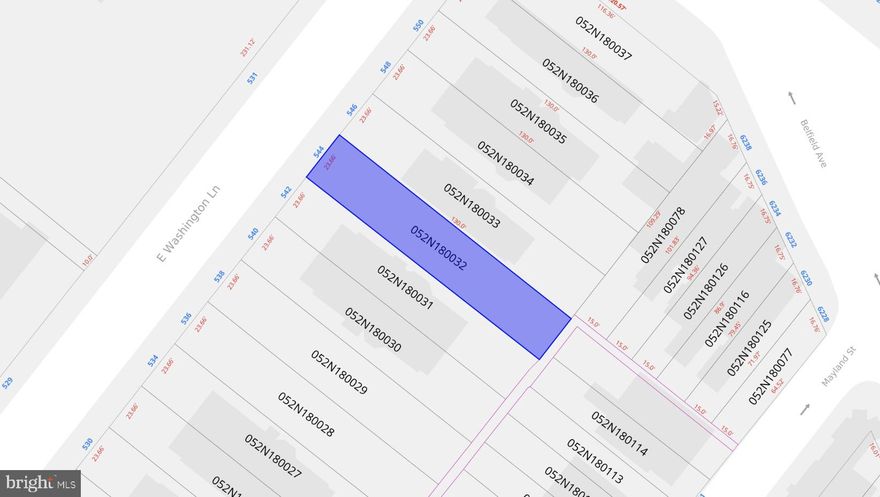 HUGE LOT - 3,076 Square Feet with 24+ Feet of Frontage! ATTENTION Investors and Builders!! Great opportunity in one of the fastest-growing zip codes in Philadelphia! LOCATION LOCATION LOCATION...get in now while you still can. This area has tons of development!  Steps from Mt. Airy!  Bring your offers fast, this one won't last long!