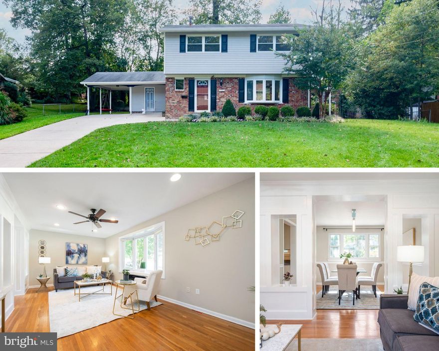 Welcome to your new colonial home, located in the highly sought-after Kings Park community of Springfield, Virginia. This beautiful home features 4 bedrooms and 2.5 bathrooms over 2,399 square feet. 

As you step inside, the timeless elegance of hardwood flooring throughout the main level immediately catches your eye. This classic feature adds warmth and character to the home, creating a cozy and inviting atmosphere. The living room is spacious and is entirely illuminated by natural light streaming in through the bay window. 

The eat-in kitchen is a culinary haven, featuring stainless steel appliances and granite countertops. With ample counter space and modern amenities, this kitchen is a dream come true for any home chef. Adjacent to the kitchen, you'll find a formal dining room adorned with chair rail detail. This elegant setting provides the perfect ambiance for hosting dinner parties and enjoying family meals. 

One of the highlights of this colonial home is the screened-in porch, a delightful retreat that seamlessly blends indoor and outdoor entertaining. With skylights overhead, this sunlit oasis offers an excellent space for relaxation and enjoyment. Whether you're sipping your morning coffee or hosting a casual get-together, this versatile area is sure to become a favorite spot for both family and friends.

The patio, conveniently accessible from the screened-in porch, is an ideal outdoor space for summertime BBQs and entertaining. Fire up the grill, gather with loved ones, and savor the warm weather in this inviting setting. The patio provides ample space for outdoor furniture, allowing you to create a comfortable and inviting outdoor living area.

The upper level of the home features 4 bedrooms and 2 full bathrooms. The primary suite provides you with the peaceful retreat you deserve with dual closets and an ensuite bathroom. The additional 3 bedrooms are generously sized and are served by the 2nd full bathroom on this level of the home. The finished walk-out lower level of the home boasts a recreation room, which is perfect for movie and game nights, along with a laundry room that comes complete with washer, dryer and rinse sink. 

Located in Springfield, this colonial home offers a convenient location with access to a variety of amenities, including shopping centers, dining options, and recreational facilities. Enjoy the best of both worlds, with the tranquility of suburban living while still being within proximity to the vibrant energy of nearby cities.

Look no further; you are home!