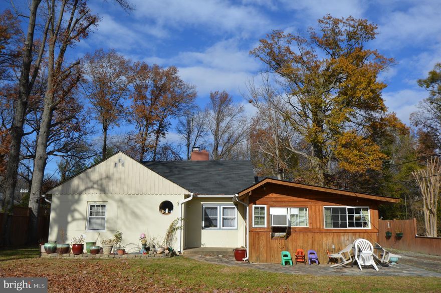 Sold at tax value! No HOA! Great large flat lot. Brick one-level house. Many sheds and humongous parking in the back - possibility to earn extra income on the property. Natural gas connected! Quiet cul-de-suc with quick access to rt 1. Great potential for the future impact of Amazon development. Most houses on the street re-developed already. Don't miss!