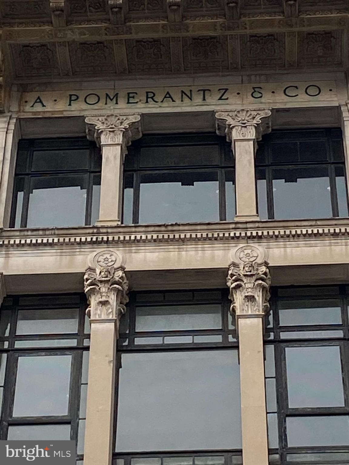 Great New Listing. Exciting Development Opportunity - Just waiting for your imagination. Small Scale Skyscraper. Formerly A. Pomerantz Company - 1917. Handsome limestone and glass facade. Zoned -CMX5. Over 23000 square feet - 163 ft. deep - Runs Street to Street - 7 Stories + Basement & Roof Deck -Open Clear Span Footprint - High Ceilings - Lots of Windows - Great Light - All New Fire & Sprinkler System - High Foot Traffic Area - Close to All Major Highways -ENDLESS POTENTIAL. The Flagship Pomerantz structure exhibits both technological innovations throughout as well as interesting stylistic features. Call to take a tour of this unique property!