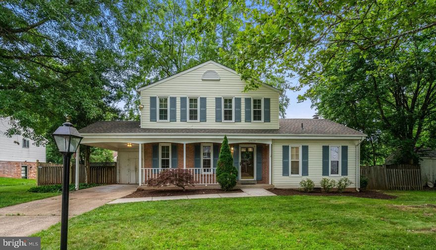 Here's a classic colonial nestled on a HUGE LOT dotted with shade trees AND located on a CUL-DE-SAC street. A handsome home with smart updates is now ready for you! A BRAND-NEW ROOF, 3-levels of fresh paint, new lower level carpet, and refurbished privacy fence are just a sample. Real main & upper HARDWOODS flow through the nice layout: living and dining rooms, a family room off the kitchen plus a bedroom with built-in shelves that's perfect for office or tv/media.  Upper level offers three bedrooms with the primary bedroom having its own shower bath. Lower level with walk-up egress to back yard includes a renovated Rec Room (new ceiling/walls/lighting/carpet) plus a washer/dryer in the mechanical area. The backyard is a true gem- picture lots of outdoor fun from the sun deck and BIG flat yard. Chalet Woods is a residential community in Fairfax County’s Centreville suburb, about 20 miles west of Washington D.C. Residents enjoy easy access to public parks & recreation including the adjacent 900-acre Cub Run Valley Stream Park with hiking trails, the nearby Cub Run Recreation Center which boasts state-of-the-art pool and fitness facilities, and finally the 660-acre E.C.Lawrence Park with athletic fields, hiking trails & the historic Cabell’s Mill. MOVE IN AND ENJOY NOW!