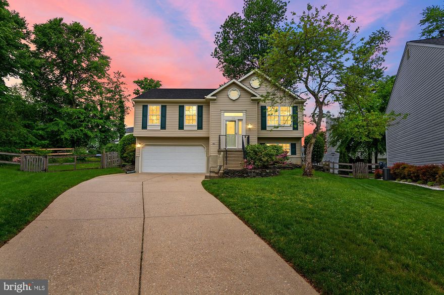 Welcome to 2332 Golden Chapel Road, a pristine and updated home located in the highly desirable Piney Orchard community. Located on a cul-de-sac, this home features an extra long driveway leading up to the 2-car garage and well maintained landscaping. Step in to the oversized entryway and up the stairs to the heart of the home. The family room impresses with soaring vaulted ceilings, creating an airy atmosphere that flows seamlessly into the dining area. Elegant French doors open from the dining space to the deck. The kitchen is a true showstopper featuring stunning custom white cabinetry, premium granite countertops and a highly functional layout tailored for the home chef. Enjoy the convenience of the bedrooms on the main floor including a primary suite boasting a beautifully updated ensuite bath and a spacious closet. Two additional well-appointed bedrooms and a fully renovated hall bath complete this level. 

The walk-out basement serves as the ultimate flexible space—ideal as a media room, a quiet home office, or a vibrant playroom. This level is as practical as it is comfortable, featuring a third full bathroom and laundry area and a large storage closet. A highly functional mudroom provides a seamless transition from the 2-car garage and the sliding glass door invites you out to the expansive, grassy yard, perfect for gardening or play. 

Piney Orchard is known for its incredible lifestyle offerings, including miles of walking and bike paths, tennis courts, Playgrounds, three outdoor pools, one indoor pool, and a clubhouse with a full fitness center. Located a short drive to Fort Meade with easy access to major commuter routes and situated within the sought-after Arundel School District. 

Upgrades Include: Siding, Gutters, Trim: 2025, Full Kitchen and Bath Remodels - 2024, Windows - 2014, Roof - 2024, Hot Water Heater - 2022, Insulated Garage Door, Carpet and Paint throughout - 2026, Front Door - 2025

With its pristine condition and modern upgrades, this is the turnkey home you’ve been waiting for. Welcome Home.