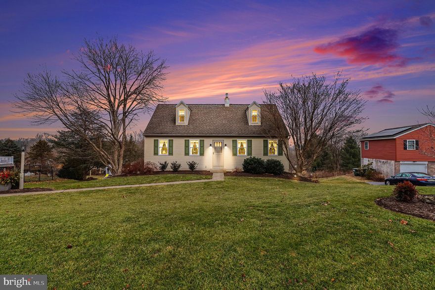 Welcome to this well-maintained four-bedroom, two full bath Cape Cod nestled on a quiet cul-de-sac street just north of downtown Lititz in Warwick School District. Thoughtfully designed for comfort and flexibility, the main level  has an open floor plan that’s perfect for everyday living.  The kitchen offers lovely quartz countertops with tile backsplash,  ample cabinet space, and barstool seating perfect for entertaining. Step out onto the back deck and take in the beautiful views—an ideal spot to relax and enjoy the peaceful surroundings. Two bedrooms and a full bath will round out the first floor, ideal for one-floor living. 
Upstairs, you’ll find two generously sized bedrooms and a second full bathroom, providing plenty of room for family, guests, or a home office setup. The fully finished walkout basement adds even more living space, featuring a cozy propane fireplace, a dedicated laundry room, and direct access to the patio—perfect for gatherings or quiet evenings outdoors.
Offering the charm of country living with the convenience of being just minutes from Speedwell Forge and downtown Lititz, this home truly delivers the best of both worlds. A wonderful opportunity to enjoy space, scenery, and a prime location.