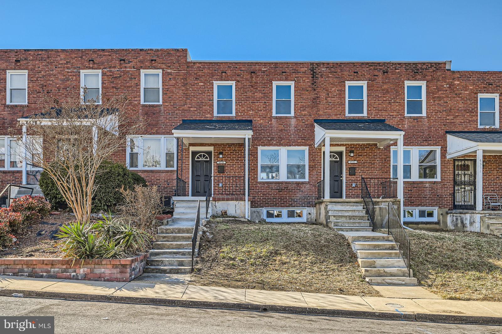 **Fully Renovated 3-Bedroom, 2-Bath Brick Townhome with Parking – Plus Next Door Also Available!** This beautifully renovated all-brick townhome offers modern upgrades, a versatile layout, and the convenience of off-street parking with a rear parking pad. Featuring 3 bedrooms and 2 full baths—including a finished basement with a full bath—this home is move-in ready with thoughtful updates throughout. The main level boasts an open and inviting living space, a stylish kitchen with contemporary finishes, and a designated dining area. Upstairs, three well-sized bedrooms and a full bath provide comfortable living quarters. The finished basement adds flexibility with a second full bath and a bonus room that can be used as a bedroom, home office, gym, or entertainment space.
**Looking for additional opportunities? 4532 Finney Ave; the fully renovated townhome next door is also for sale! Featuring the same modern updates, floor plan, and layout, this is a great chance to purchase two properties side by side—ideal for multi-generational living, rental investment.** Situated in a convenient location, this home offers the perfect balance of charm and modern living. Don’t miss this opportunity—schedule your showing today!