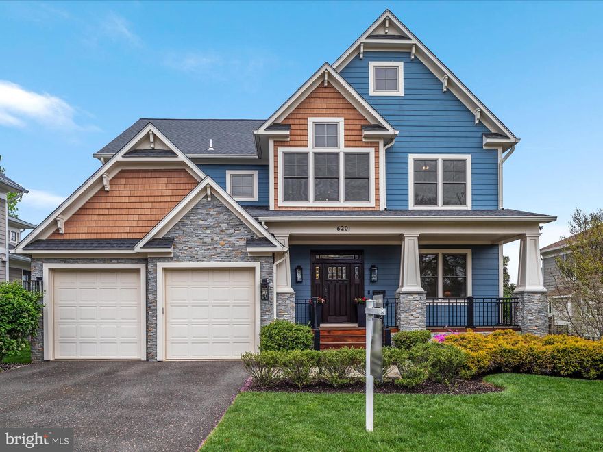 This stunning craftsman offers nearly 4500 finished sq ft over 3 beautifully appointed levels.  And, boasts 4 sides of hardiplank and stone construction on a quiet street in the coveted North Arlington corridor.  Upon arrival you will be in awe of the charming Ipe wood front porch, soaring 10ft ceilings, wide oak staircase, and iron balusters!  At the heart of the home, the gourmet Kitchen is ready for the most discerning chef!  ... high quality wood cabinetry, granite countertops, 6 burner Wolf range, vented chef hood, 2 Dacor wall ovens, and generous island.  The custom built wine storage showcases more than 150 bottles from your beloved vineyards.  The open concept Kitchen unfolds naturally into the formal dining and living spaces.  Enjoy the additional convenience of a main level Study.  During the evening, retire to your expansive Owner's suite with a fully renovated bath and walk-in closet (custom organizers!).  The luxurious Primary bath includes dual sinks, oversized frameless glass shower, soaking tub, and heated floors.  All spacious secondary bedrooms offer ensuite tile baths.  The lower level provides the most versatile plan to fit your individual needs - au pair/in-law suite with full bath, entertainment space, cozy fireplace, and walkout(with 4 full size windows).  Lastly, relax in summer evenings on the Trex deck and brick paver patio!  This home is completely ready to move in - fresh neutral paint, wide plank hardwood floors, designer lighting, extensive millwork, whole house generator, and more. NEW attic interior/exterior heat pump(2022).<br><br> LOCATION, LOCATION, LOCATION! This home is located 1 mile to East Falls Church Silver/Orange line Metro.  Nearby Harris Teeter Shopping center and Washington & Old Dominion Trail/Custis Trail.   And,  just a few mins to the dining, shopping, and entertainment in the Ballston/Clarendon corridor!  Highly sought after Yorktown High School pyramid and 1/2 mile to Bishop O' Connell private campus.