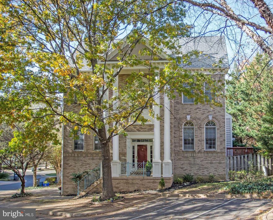 Simply stunning end-unit townhome sited beautifully in sought-after Rees Estate, just steps to all that the City of Falls Church has to offer. This lovely home features 2,600 SF+/- of living space with incredible indoor and outdoor living opportunities and is located on a desirable corner lot with streams of natural light that flood in through walls of windows on three-sides of the home.The main level offers 9-foot ceilings, refinished wood floors throughout and an ideal floor plan that includes a formal living room, dining room, family room with gas fireplace, breakfast room, open kitchen with an eat-in peninsula, pantry, updated powder room, and French door to the newly refinished deck.With a special curved staircase leading up to the upper level, the spacious owner suite includes a vaulted ceiling, walk-in closet, and en suite bathroom with a double vanity, tub, WC, shower, and incredible natural light. The secondary bedrooms offer 13-foot+ ceilings with ample closet space and a hallway bathroom with a shower/tub and generously sized double vanity.The lower level offers a graciously sized recreation room, powder room, laundry/mechanical room with a sink and updated washer and dryer units, plus walk-out to a patio with steps to the upper level deck and a convenient gate to the community path. This is truly a special offering!