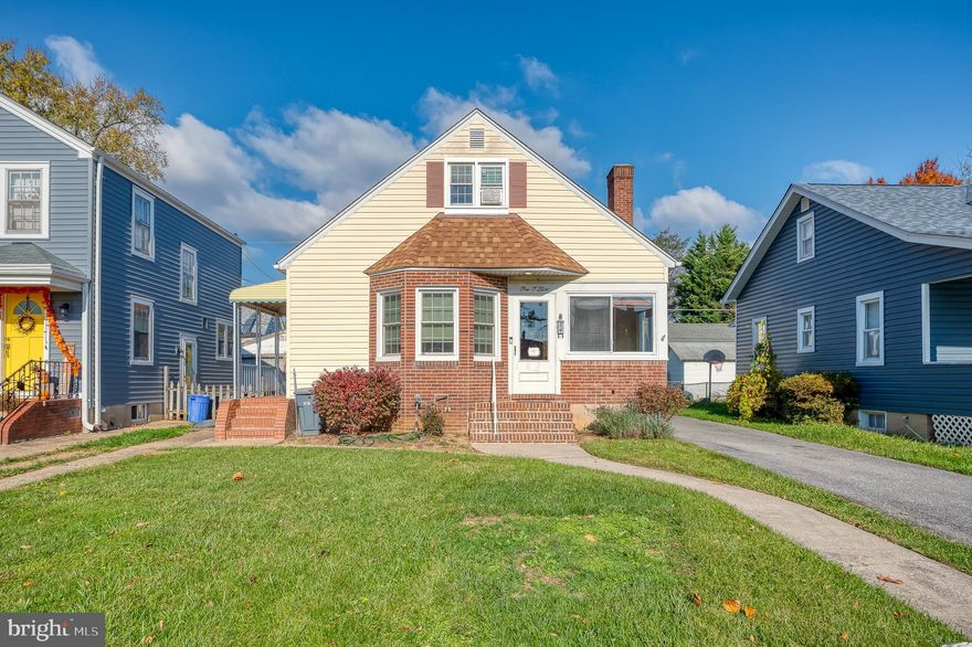 Beautiful Cape Cod with Large 2 Car Detached Garage! Relax on the Screened Porch on front of home and then enter the Living Room with a Wood Burning Fireplace.  Separate Dining Room, Kitchen and Breakfast Room.  1 Bedroom and 1 Full Bath on the Main Level + 2 Bedrooms and 1 Full Bath on the Upper Level.  Finished Lower Level with Additional Bedroom, Office/Workshop and Laundry/Utility Room.  Walk Out to Rear Yard from Lower Level.  Deck on Rear.  Large Detached 2 Car Garage with Shed/Workshop with Separate Door.  Garage Door Opener.  Very Long Driveway will hold many cars.  Move right into the home and be ready to celebrate the holidays! Convenient to Major Roads/Shopping.