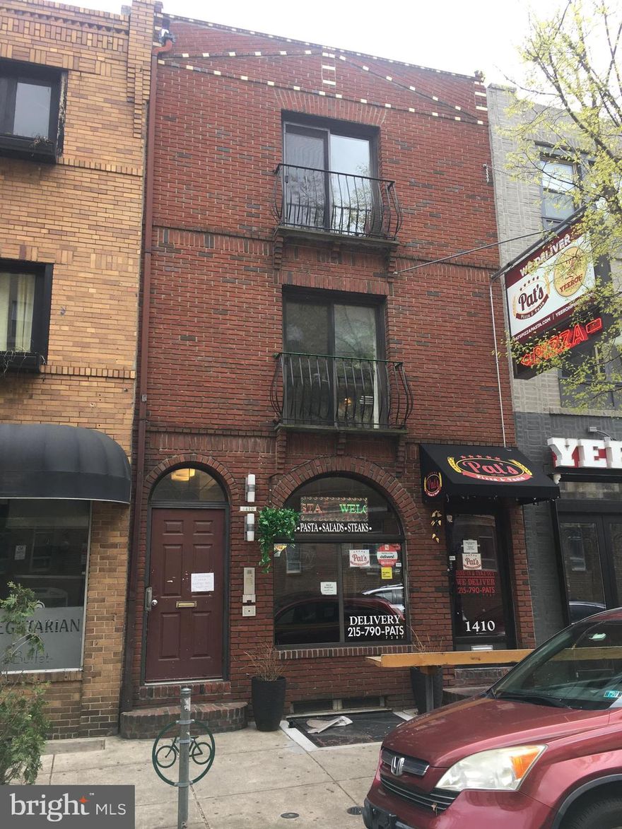 1-bed, 1-bath apartment with huge sunny rear deck just off Broad St.  3rd floor walkup with central air, hardwood floors, tons of closets, and coveted in-unit washer and dryer.  Owned and managed by private owner (no management company) who is super responsive and takes great pride in his properties.  Very convenient location, walk anywhere in the city and a stone's throw to subway.  Tons of cafes and restaurants at your front door.  Unit is semi-modern but super clean.  Top floor unit means no footsteps from your neighbors above.  Tenant responsible for gas, electric and partial water for building.  Parking available in a private secure lot owned by landlord at 1418 South St. for additional monthly cost.  Great opportunity, will not last.