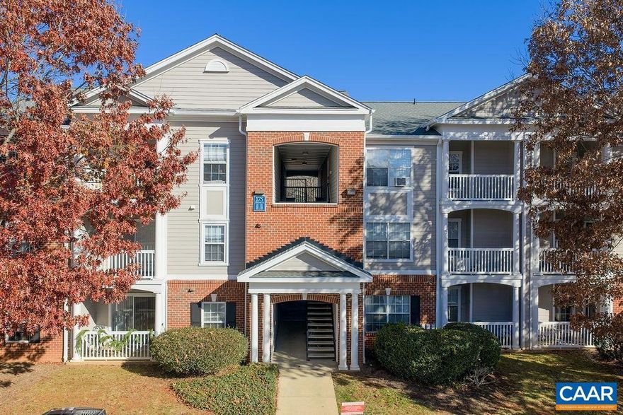 This well-maintained 4-bedroom, 4-bath condo offers first-floor living with no steps, making it highly desirable for tenants. Ideally located near JPA, the UVA Campus, UVA Hospital, and popular restaurants, with quick access to I-64 for an easy commute.  The community is just a short walk or bike ride to UVA, perfect for students, faculty, and medical professionals. Eagles Landing features outstanding amenities including a pool, tennis courts, basketball court, fitness room, and shuttle service to UVA and Barracks Road.  The condo is currently rented and professionally managed, providing immediate income potential. Recent updates include:  Carpet and windows replaced in 2013, Water heater replaced in 2015, Dishwasher and dryer replaced in 2023.  A turn-key investment in a prime Charlottesville location with strong rental demand.