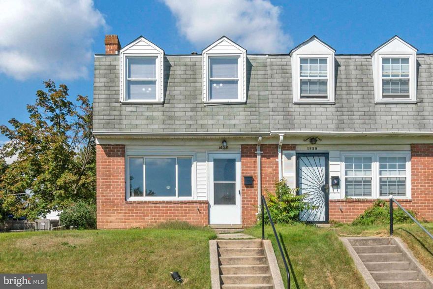 Bright & Spacious, Recently Updated, 3 Bedroom, 1 Bath, End Unit Townhome with Private Parking Pad in Parkville Located Minutes from the Beltway! New Flooring & Paint Throughout, Main Level Large Living Room, Dining Room off of Updated Kitchen, with Den in Rear that can be used as Office, Family Room, Studio, etc... Leading to Backyard and Private Parking Pad. New Carpet on Upper Level with 3 Bedrooms & Full Bath. Must See Today!