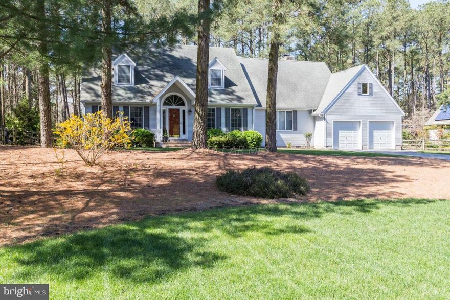 This charming 3 bedrm /2.5 bath cape cod is nestled on a beautifully landscaped and irrigated .46 acre lot w/fenced back yard. The 1st floor boasts hardwood & tile floors in the Foyer, LR, DR, kitchen and Fam Rm, & the hdwd staircase leads to the upstairs hallway w/hardwoods, as well. The open foyer is flanked by the formal living rm & dining rm on the left & a study w/built-ins on the right. Spacious & featuring a center island, quartz countertops and a casual dining area w/sliding door access to the back deck, the inviting kitchen is open to the family rm w/ built-in bookcases & a masonry FP w/pellet stove insert. A powder room & spacious laundry rm complete the 1st floor spaces. The 2nd floor features a master bedrm w/walk-in closet, hardwoods & a private bathrm w/double bowl vanit