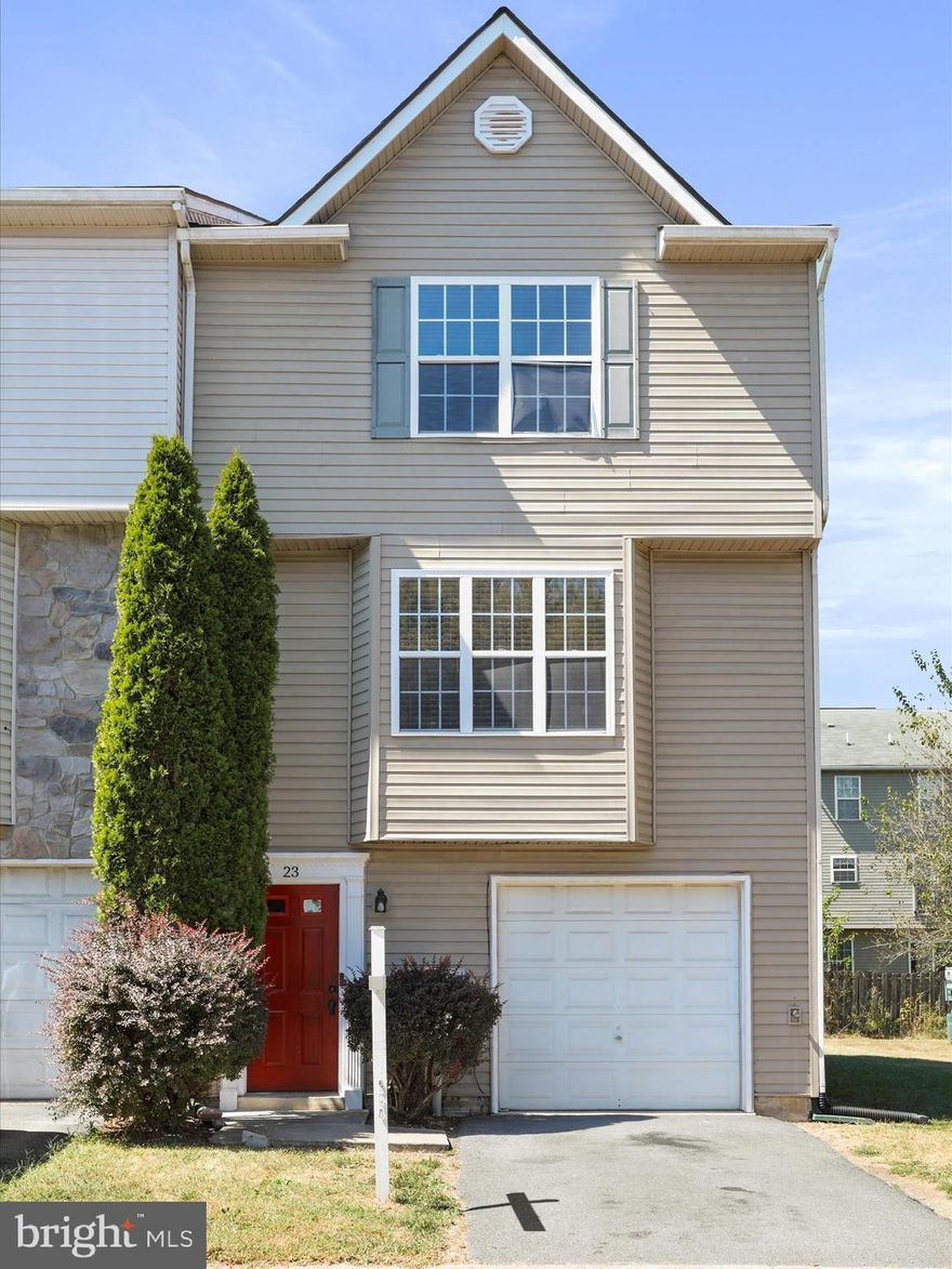 Welcome to this beautiful 3-bedroom, 2.5-bath end-unit townhome offering over 2,000 finished square feet of comfortable living space. With its open floor plan, abundant natural light, and thoughtful design, this home perfectly blends style and functionality.

The main level features a bright and airy living area, ideal for both relaxing and entertaining. A modern kitchen flows seamlessly into the dining space, making family meals or hosting guests a breeze. Upstairs, the primary suite provides a private retreat with its own full bath, while two additional bedrooms share a well-appointed hall bath.

A versatile lower-level space offers even more room for a family room, home office, or gym. The end-unit location enhances privacy and provides extra windows, filling the home with light throughout the day.

Outside, enjoy a nice yard with plenty of room for gatherings, gardening, or simply relaxing. Conveniently located near shopping, dining, commuter routes, and local amenities, this townhome combines the comfort of suburban living with everyday convenience.