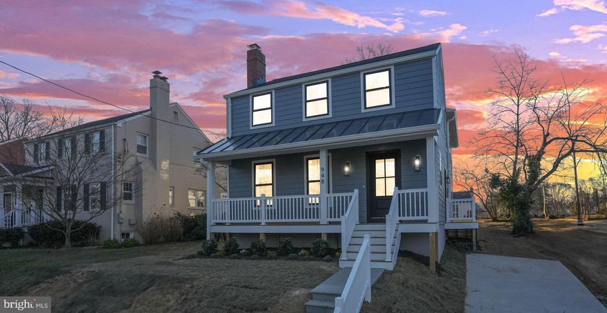 Discover this rarely available, beautifully renovated and expanded home in the sought-after Dominion Hills neighborhood! Featuring 5 bedrooms, 3.5 baths, and 3 finished levels, this home offers a modern and sophisticated living experience. Nestled on a quiet, tree-lined street, the home is bathed in natural light through its expansive windows. The open, modernized floor plan boasts high ceilings and stylish engineered floors on the main and upper levels, while luxury vinyl tile enhances the lower level. Freshly painted with gorgeous interior finishes, the home also boasts new windows, a new roof, an updated HVAC system, a new hot water heater, and more! The gourmet kitchen is a chef's dream, complete with a breakfast bar, island, quartz countertops, white cabinetry, a stylish tile backsplash, stainless steel appliances, and a convenient pantry. The main level includes a dedicated office/sitting room with a cozy fireplace, a spacious living area with an additional fireplace, a dining area adjacent to the kitchen, and a chic powder room. The upper level is highlighted by a luxurious owner's suite featuring vaulted ceilings, a wet bar, a walk-in closet, and a stylish ensuite bathroom with a double vanity, soaking tub, and spa shower. Three additional spacious bedrooms provide ample closet space, and a beautifully designed hallway full-bath offers a double vanity and tub/shower combination. A conveniently located upper-level laundry adds to the home's functionality. The fully finished basement is perfect for entertaining, featuring walk-out stairs, a large recreation area with a bedroom,  a wet bar, and an additional full-bath. This prime location is just 1 mile from the East Falls Church Metro and less than a mile from the charming shops and restaurants at Westover and Dominion Hills. Enjoy proximity to an array of parks and trails, including the W&OD Trail, Four Mile Run Trail, Upton Hills Regional Park, Powhatan Springs Skatepark, Bluemont Park, Bon Air Park & Memorial Rose Garden, Madison Manor Park, and Benjamin Banneker Dog Park. Located within the highly-rated school pyramid of Ashlawn Elementary, Swanson Middle School, and Yorktown High School, this stunning home is an exceptional opportunity in an unbeatable location!