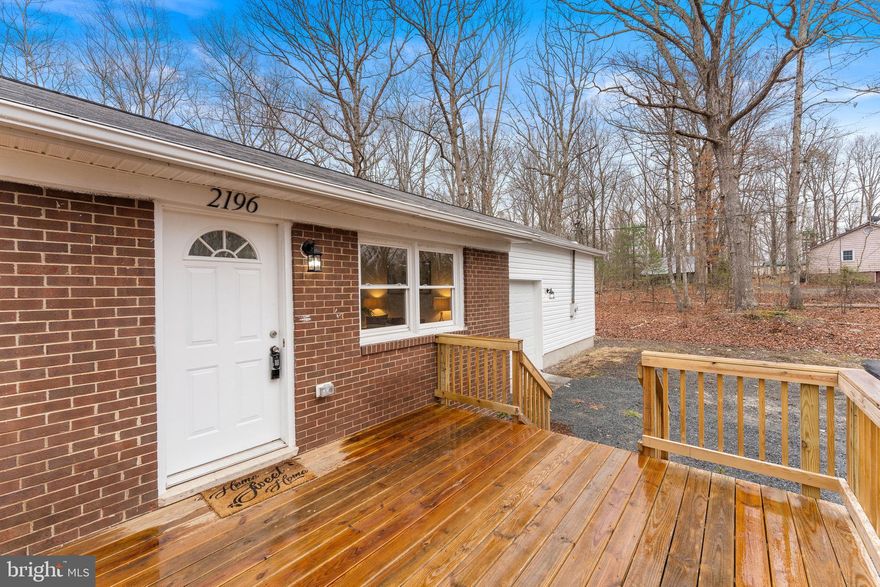 Welcome to 2196 Meander Run Rd! Nestled on a spacious 3.06-acre lot, this home offers the perfect blend of tranquility and modern updates. Recent renovations in 2024 include beautiful LVP flooring, stylish kitchen cabinets, granite countertops, upgraded appliances, and refreshed bathrooms. You'll also enjoy the peace of mind that comes with a brand-new roof and water heater. This home features 4 bedrooms and 2 full baths, with an open-concept living area that seamlessly combines the living room, dining room, and kitchen — creating an ideal space for entertaining. The large 4th bedroom offers flexible space that could be used as a home office or family room to suit your needs. Lastly, enjoy the convenience of living just 20 minutes from downtown Culpeper.