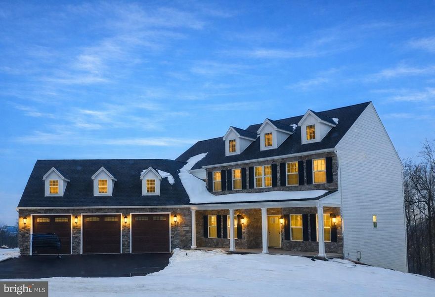 Semi-custom Parliament D model currently under construction in the Estates of Autumn Oaks, offering an expansive and thoughtfully designed open layout ideal for today’s lifestyle. This impressive home features a welcoming front porch and grand 2 story foyer and greatroom with floor to ceiling gas stone fireplace.  Featuring 5 bedrooms and 5.5 bathrooms, along with two in-home offices, providing exceptional flexibility for remote work.  At the heart of the home the gourmet kitchen with oversized island opens to a covered deck, creating a seamless indoor-outdoor living experience and the perfect setting to enjoy the stunning mountain-top views. The walkout lower level offers approximately 1,500 sq. ft. of finished living space, ideal for a recreation room, media area, fitness space, playroom, or additional living quarters complete with a full bath. Beautiful angled oversized 3 car garage with additional storage space above adds to the functionality this energy-efficient, thoughtfully designed semi-custom home has to offer.  Combining quality craftsmanship, modern comfort, and scenic surroundings for a truly exceptional living experience.  Built by McNaughton Homes.