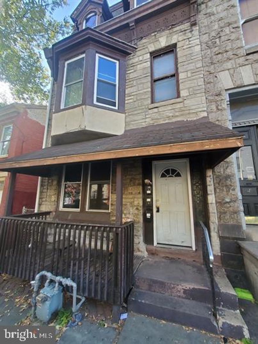 Very nice, one bedroom apartment on 2nd and 3rd floor. Recently updated, wood laminate floors throughout, private bedroom on 3rd floor. Very close to City Park and Downtown Reading. Rent includes water, sewer, trash, heat, and cooking gas.  Tenant pays electric.  No smoking, one cat negotiable.