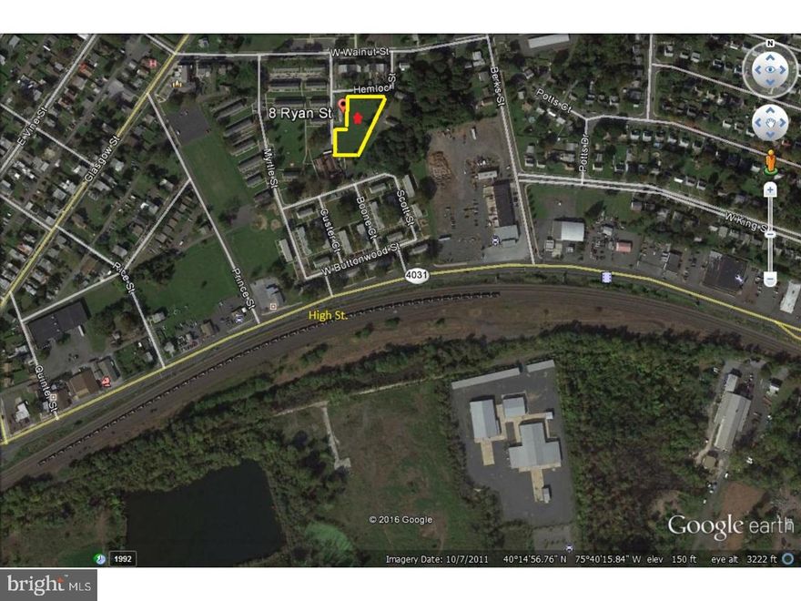 development site for residential development- owner will cooperate with purchaser  to obtain approvals for high density zoning permitting towns or multifamily development. property is located in a Qualified Opportunity Zone (QOZ) that will help investors use a new tax incentive created by the 2017 Tax Cuts and Jobs Act.