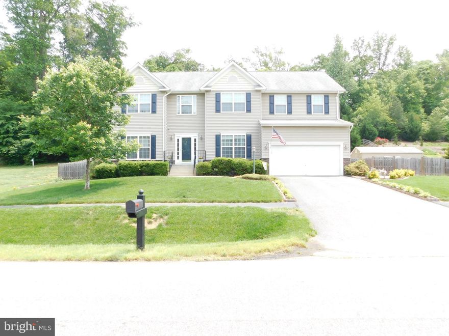 NO SIGN IN YARD.  AVAILABLE 1 AUGUST.   Leeland Station VRE is 3.3 miles and 5.2 miles to Brooke Road VRE and Commuter Lots. This stunning 4112 sqft 5-bedroom 4.5 bath home has plenty of swag for the entire family and sits on an attractive hardscaped .69 acres lot located in Towering Estates. The 5th bedroom has been transformed into a nursery/sitting room within the 380 sq/ft (20x19) Master bedroom.  The Jack and Jill bath is an excellent option for your family while maintaining private and separate bedrooms.  Enjoy family time in the eat-in-kitchen with granite counter tops, family room sits off kitchen and glass sliding door leading to well-kept backyard.

WANT A SPACIOUS FINISHED BASEMENT?  The finished basement has storage galore; an area for workout equipment and a separate area for a game room or another family room.  There is a bonus room with door, standard basement size window and owner is leaving wall to wall German made closet in room and an additional German mad closet in utility room.  Basement also has a walkout/upstairs to the backyard.  

SEEKING PRIVACY?  You got it in this cul-de-sac community and privacy fenced in hardscape backyard that boasts a stamped concrete patio, a deck, retainer walls, stone walkways, garden areas, shed and plenty of green grassy areas.