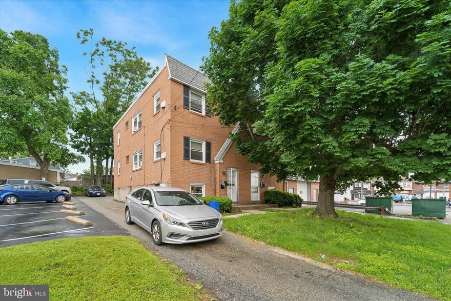Please contact listing agent Steve Karpinski to schedule a showing. Welcome to 3819-3821 Garrett Rd, a quadruplex (4 units) in Drexel Hill, PA. This is a rare and great opportunity to own a cash flowing investment property or live in one unit and rent out the others to reduce your expenses. All four units are set up the same with 1 bedroom, 1 bathroom, living room, and kitchen. The utilities are all separate so each unit pays their own expenses. There is a small parking lot behind the building with 4 parking spaces so each unit is assigned one parking space. Great location! Wawa is across the street and in walking distance of other shops and bars/restaurants. Pictures and video are only of the one vacant unit and the basement in 3821. The basement in 3819 is the same set up with each side having two heaters, two hot water heaters, and three electric panels. One unit is currently vacant and listed for rent for $1,295/mo. The other three units are currently rented at $1,245, $1,275, & $1,025.