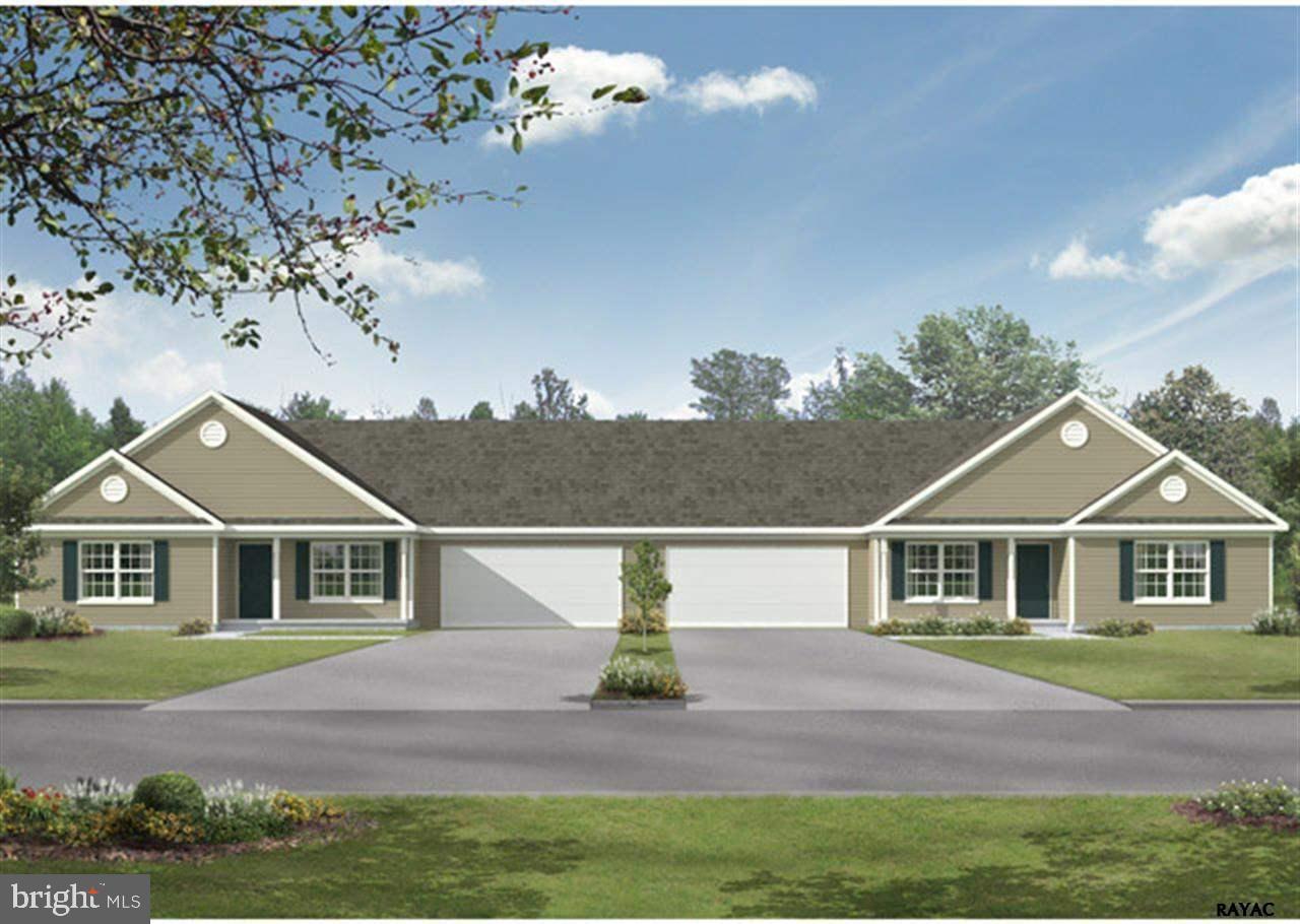 To be built luxury villa with open floor plan and oversized 2 car garage in popular Deatrick Village! Features include breakfast bar with overhang, upgraded appliance package, luxury owner's bath, Corian counters, and maple cabinets. Hardwood floors in dining room, great room, and kitchen. Neighborhood is maintenance free and includes gym and community center.