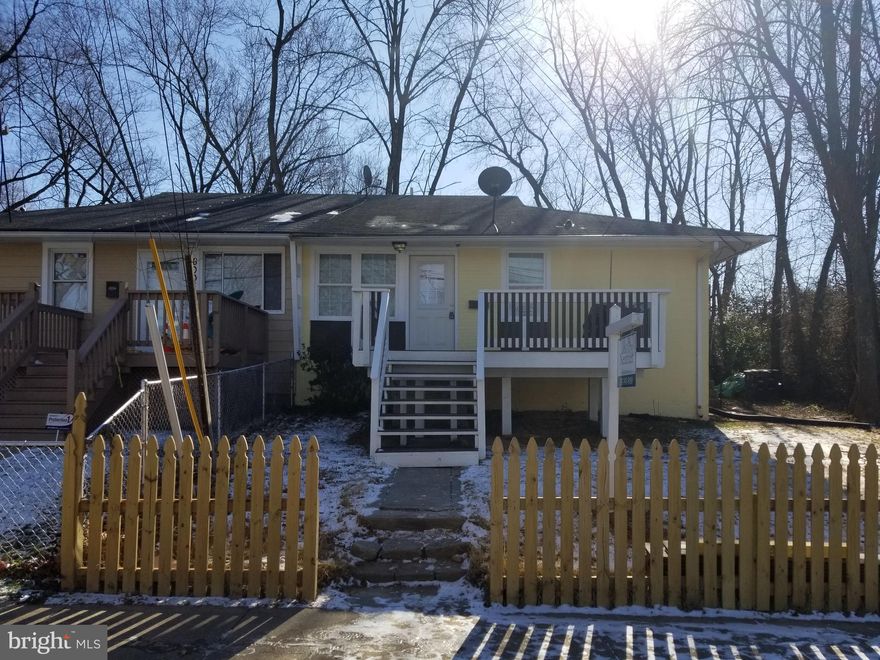 Newly renovated large semi-detached rambler minutes from D.C. Property has Four bedrooms and Two bathrooms. New kitchen and new baths. Hardwood floors on the main level and Wall to Wall carpet in the basement. Home is minutes from DC, fully available and ready for your buyers.