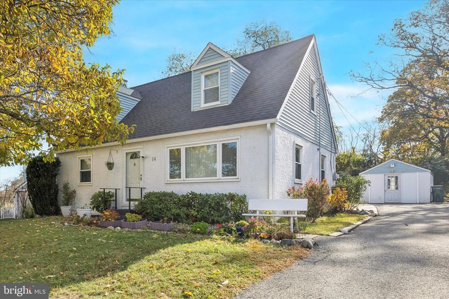 Welcome to 14 E Old Baltimore Pike, a truly charming Cape Cod built in the 1960s. This home offers 4 bedrooms, 1 bath, and a comfortable floor plan, all set on a ¼-acre lot in the heart of Middletown—just minutes from downtown Media. Inside, you’ll find beautifully restored original hardwood floors and a newly renovated eat-in kitchen. The owners have opened the wall between the kitchen and living room to create a bright, open-concept living space. With two bedrooms on the main level and two upstairs, there’s plenty of flexibility for a home office, gym, or extra storage. The full bath is conveniently located on the first floor—perfect for those seeking one-floor living. The full basement provides ample storage. Outside, the generous lot features an above-ground pool and plenty of room for gardening, chickens, or play space. There’s also a full-size shed garage with a sub-panel—ready for an electric kiln, workshop, or charging your car, depending on your hobbies. Conveniently located near major roads and directly across from the Granite Run Promenade, you’ll have easy access to shopping, dining, and everyday essentials. Recent updates include a brand-new roof with a lifetime guarantee, new appliances, and central air. As an added bonus,  the 352 PennDOT is completing a road construction project that will include the home sitting on a quiet cul-de-sac with no through traffic. Please reach out for project details and timelines. With its solid bones, thoughtful updates, and prime Media location, 14 E Old Baltimore Pike represents a fantastic opportunity to make your mark in Delaware County.