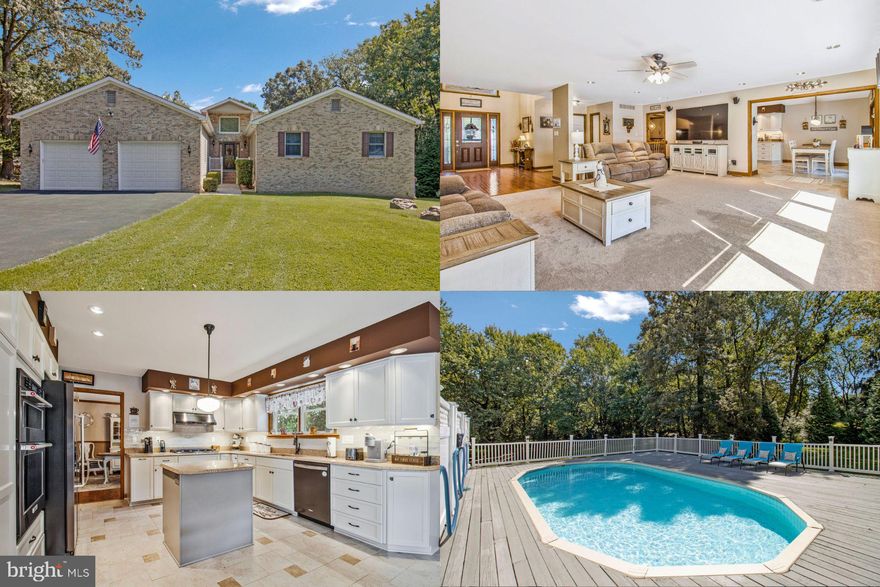 Built in 2001, this stunning 5 bedroom, 3.5 bath home in Linthicum Heights combines quality construction with extensive upgrades inside and out. Designed with 12” block walls, 2x6 exterior walls, a massive roof truss system, and an oversized 30x30 two-car garage with insulated Clopay doors, this home was built to last. Andersen windows and doors, upgraded attic and basement insulation, four attic fans, and a raised insulated subfloor system provide exceptional efficiency and comfort.

Inside, the main level offers bright, open living spaces with hardwood floors, a formal dining room, and a remodeled kitchen (2025) featuring Silestone counters, porcelain tile flooring, LED undercabinet lighting, and modern appliances. The powder room was updated in 2022, with the hall bath remodeled in 2023 and the primary suite bath transformed in 2024 to include a luxury walk-in shower. Walk-in closets with custom Ikea storage add organization and style.

The fully finished basement is a true showstopper. Built with sound-dampening channels, Roxul insulation, and double drywall, it features a professional-grade theater room with a 9.1 ATMOS system, projector, 10’ screen, and theater seating. Additional spaces include a bar and game area, concession space, craft/Lego room with Ikea cabinetry, and a full bath. Smart wiring (Cat 5E, HDMI, COAX), security system with 8 HD cameras, and generator hookup add convenience and peace of mind.

Outdoor living is equally impressive with a screened porch and deck (2005), pool with upgraded decking, maintenance-free railings, and landscaped yard with multiple concrete pads. Recent updates include new gutters (2023), new carpets (2021–2024), intercom system (2023), and numerous appliance replacements. Conveying items include select TVs, riding mower, snow blower, and generator.

This is a one-of-a-kind property that blends craftsmanship, efficiency, and luxury — all in a prime location near BWI, commuter routes, schools, and shopping.

Accepting Back up Offers