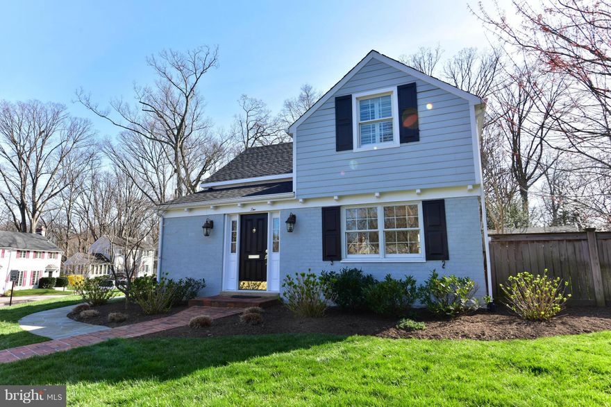 Bright, sun-filled 3 bedroom/2 bath home in Beverly Hills neighborhood. Located in sought after George Mason school district. From the formal living room to the library with built-in bookcases to the family room & breakfast room surrounded by windows there is a space for everyone. All bedrooms upstairs provide a quiet and private escape. The landscaped backyard is perfect for relaxing outdoors.