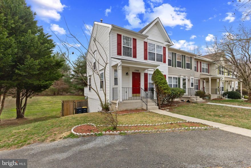 Fully renovated and ready for a new owner. The end-unit townhouse has new carpet and newer hardwood flooring and two assigned reserved parking spaces in a friendly community. New washer and dryer in the basement. Freshly painted with new toilets. Office in the fully finished walkout basement with  Huge DECK off the kitchen and fenced backyard. Swimming pool, lawn tennis, and bike trail in the community. Priced to sell quickly.