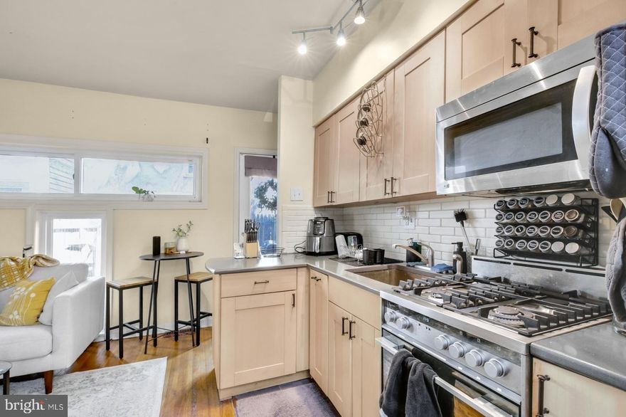 Available Early July:

Welcome to 1909 Rodman St! this lovely 1 bedroom, 1 bathroom is located on a small quiet street just a few blocks from Rittenhouse Square. Enter into the living area with hardwood floors and great sunlight. The open floor plan provides a bright and airy atmosphere, and your kitchen is towards the back. Kitchen features include elegant beech cabinets, custom tiled backsplash, and stunning quartz counter tops with a copper sink and polished brass faucets. Stainless steel appliances include a designer gas range, refrigerator, and built-in microwave. The washer and dryer set includes a top of the line front loading GE washer. Continue up a few steps to view your bedroom and bathroom on the 2nd level. Head into your bedroom offering a large built in closet and an alcove adjacent to it for an additional free standing closet. Your tasteful bathroom boasts slate colored mosaic tiles, brushed nickel towel rails, and a full bathtub. Head into your bedroom offering ample space and a closet with sliding doors. You’ll have your own, private garden patio (8 X 16 ft), offering a delightful space to enjoy the warmer months. This incredible rental comes equipped with central air and gas forced air heating to ensure year round comfort. Call for a tour today!

Lease Terms:

Generally, 1st month, 12th month, and 1 month security deposit due at, or prior to, lease signing. Other terms may be required by Landlord. $55 application fee per applicant. Strictly no pets. Tenants responsible for: electricity, gas, cable/internet, and a $35/month flat water fee. Landlord Requirements: Applicants to make 3x the monthly rent in verifiable net income, credit history to be considered (i.e. no active collections), no evictions within the past 4 years, and must have a verifiable rental history with on-time rental payments. Exceptions to this criteria may exist under the law and will be considered.