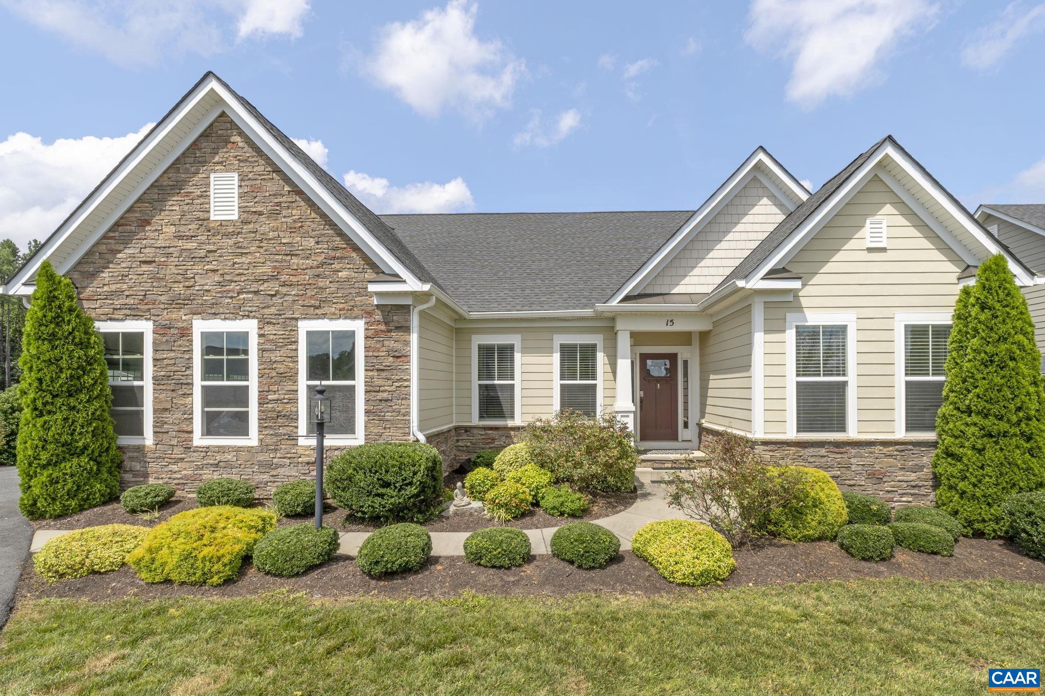 Motivated sellers?bring your offers! You?ll fall in love with this thoughtfully designed home built for easy first-floor living and flexible space throughout. As you walk through the front door, you?ll immediately notice the detailed trim, open layout, and abundant natural light. The spacious primary suite offers two closets and a sitting room that overlooks the private backyard, creating a peaceful retreat. The kitchen features an oversized island, a bright breakfast area, and two oversized pantries?one for appliances and one for food?perfect for anyone who loves to cook and entertain. The main level also includes a second bedroom, full bathroom, and a generously sized laundry room. Upstairs, you?ll find two additional bedrooms and a full bathroom. The terrace level is ideal for guests or multigenerational living, with a large family room that opens to the landscaped backyard, two more bedrooms, another full bathroom, second laundry area and ample unfinished storage space. With golf course views, smart layout, and room for everyone, this home is must-see.,Fireplace in Great Room